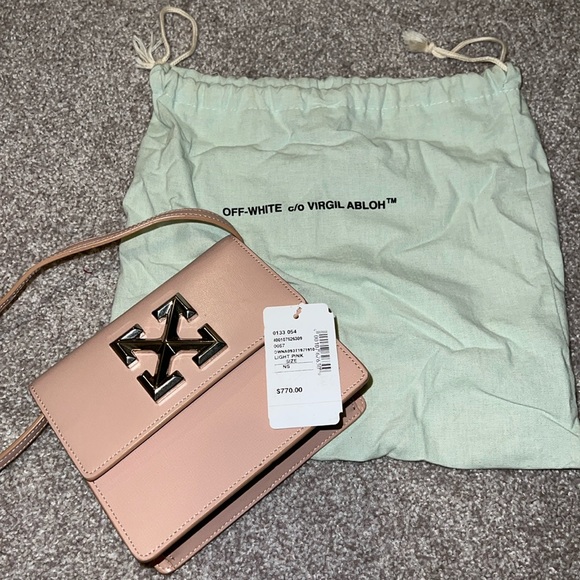 Light Pink Off White bag Light Worn - Picture 4 of 4